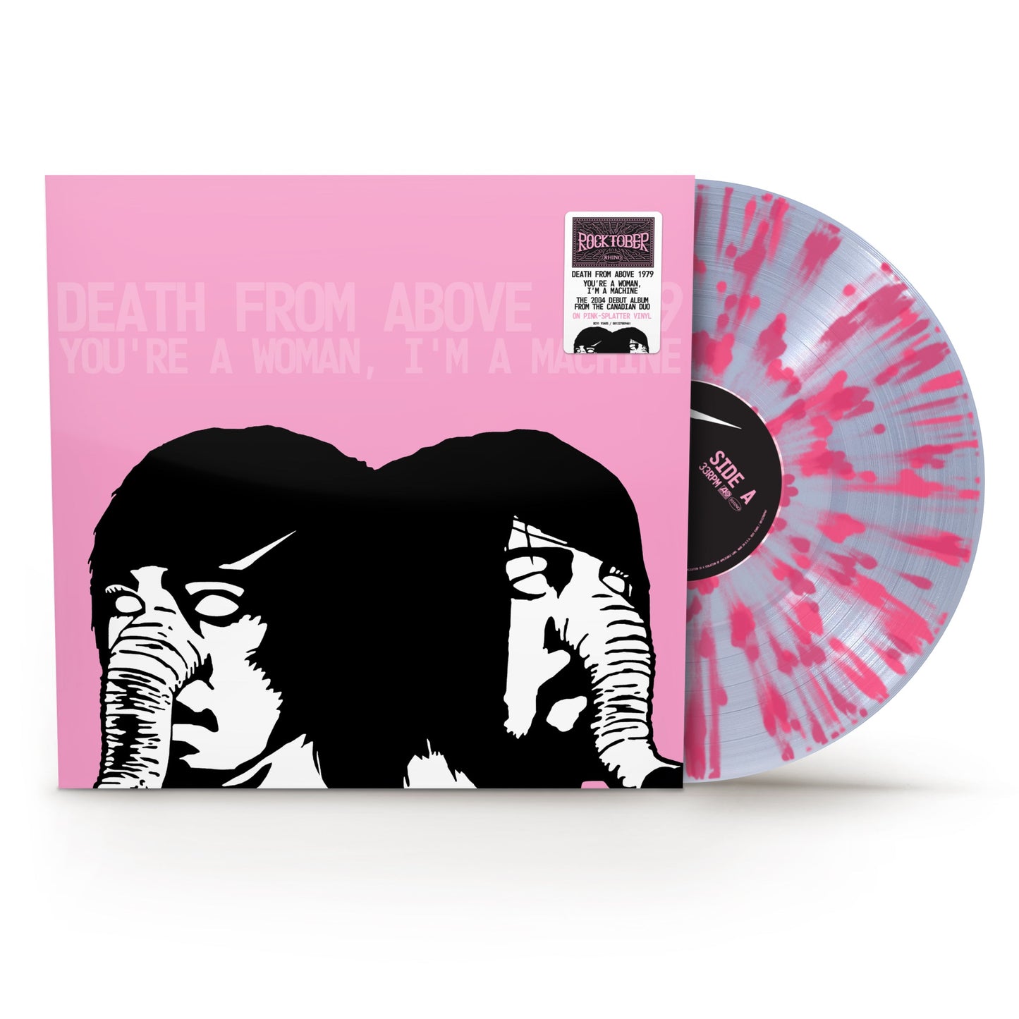 Death From Above 1979- You're a Woman, I'm A Machine (Rocktober 2025) (1LP Clear with Pink Splatter Vinyl) ( LP )