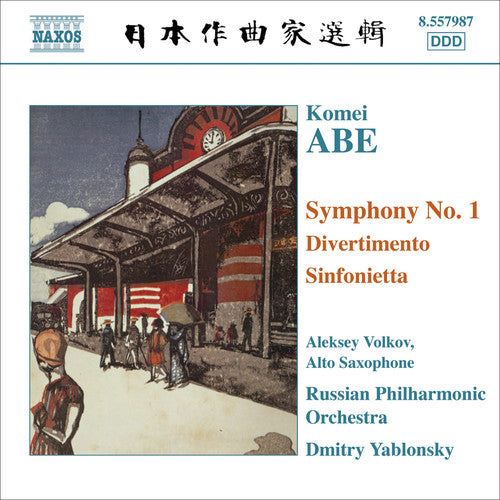 Komei Abe: Symphony 1 / Divertimento for Alto Saxophone - COMPACT DISCS