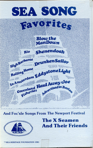 X Seamen's Institute: Favorite Sea Songs - Songs from the Age of Sail - COMPACT DISCS