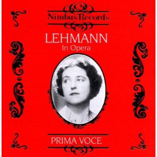 Lotte Lehmann: In Opera 1 - COMPACT DISCS