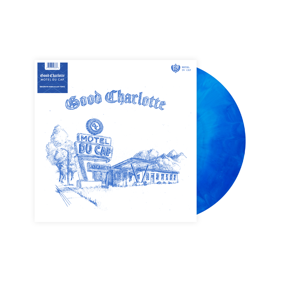 Good Charlotte- Motel Du Cap (Indie Exclusive Blue Galaxy Vinyl) ( LP )
