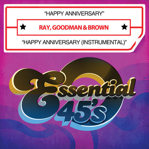 Ray, Goodman & Brown: Happy Anniversary - CD SINGLE
