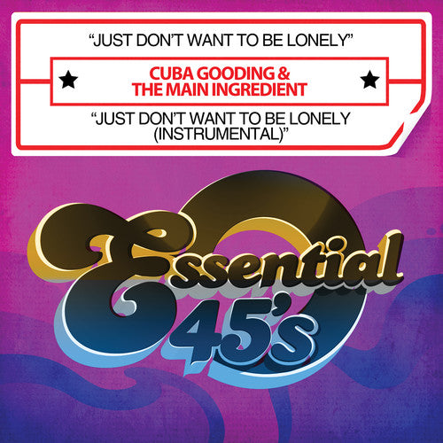 The Main Ingredient: Just Don't Want to Be Lonely - CD SINGLE