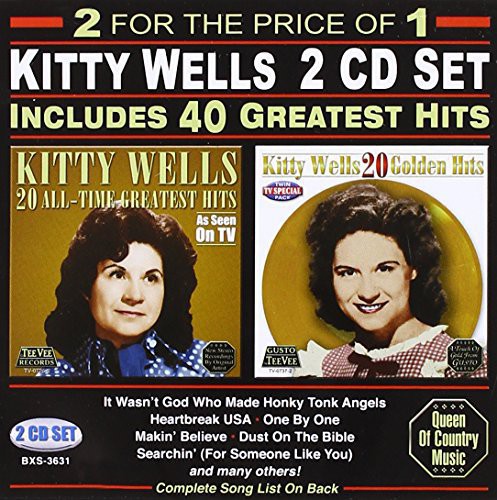 Kitty Wells: 40 Greatest Hits - COMPACT DISCS
