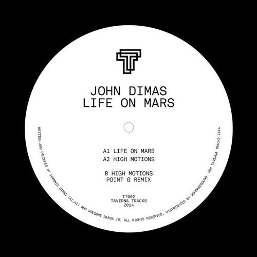 John Dimas: Life on Mars (Point G Remix) - 12-INCH SINGLE