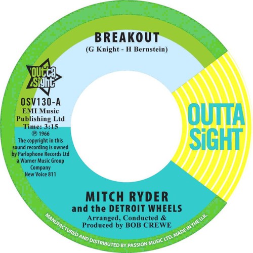 Mitch Ryder & the Detroit Wheels: Breakout / You Get Your Kicks - 7-INCH SINGLE