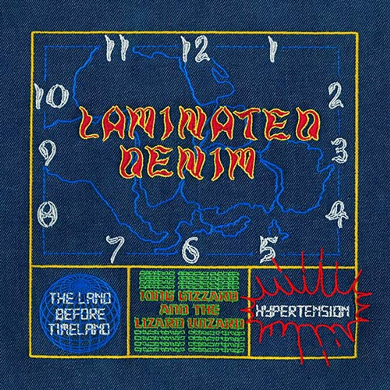 King Gizzard and the Lizard Wizard- Laminated Denim (Lucky Rainbow Edition) ( LP )