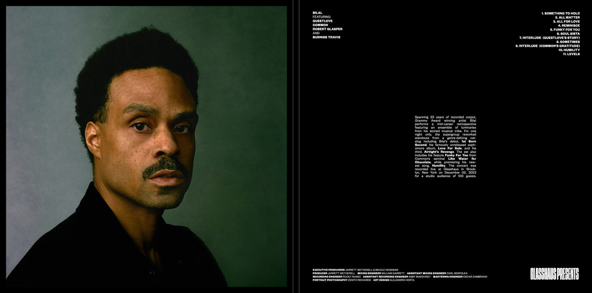 Bilal feat. Questlove, Common, Robert Glasper and Burniss Travis: Live at Glasshaus - VINYL