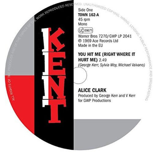 Clark, Alice / Devonnes: You Hit Me (Right Where It Hurt Me) / I Couldn't - 7-INCH SINGLE