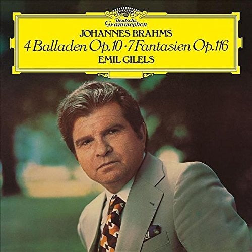 Brahms / Gilels, Emil: 4 Ballades 7 Fantasias { Record }