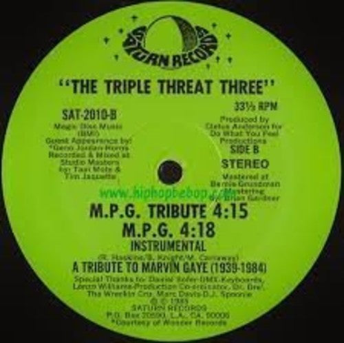Triple Threat Three: M.p.g. Rap (marvin Gaye Tribute) { Record }