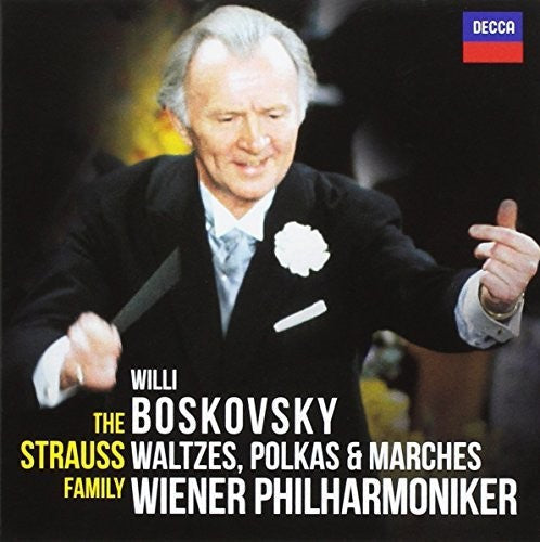Boskovsky, Willi / Wiener Philarmoniker: Strauss Familiy: Waltzes Polkas & Marches - COMPACT DISCS