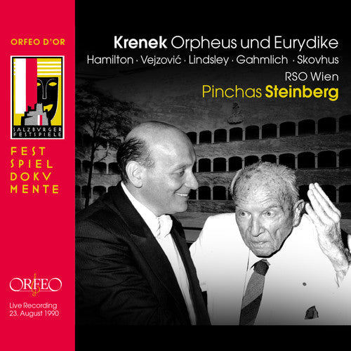 Krenek / Steinberg / Hamilton / Vejzovic: Ernst Krenek: Orpheus und Eurydike - COMPACT DISCS