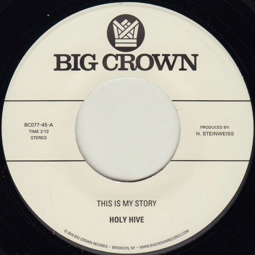Holy Hive: This Is My Story / Blue Light - 7-INCH SINGLE