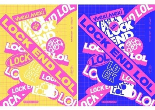 Weki Meki: Lock End LOL (Random Cover) (Incl. 80pg photo book, logo sticker, 2 selfie photo cards + 1 weki meki ring) - CD