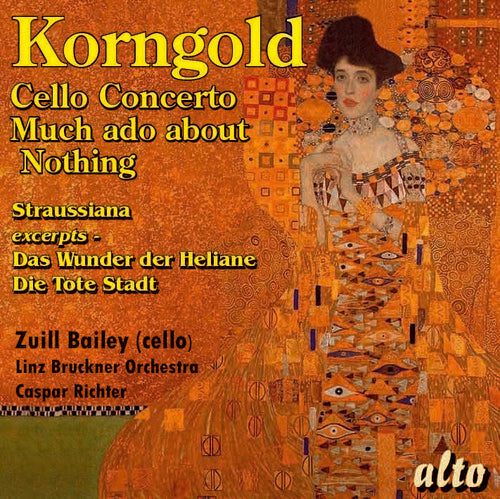 Linz Bruckner Orchestra / Richter, Caspar: Korngold: Cello Concerto Much Ado About Nothing Suite Straussiana & Mo - COMPACT DISCS