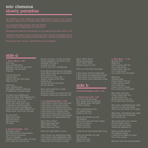 Eric Chenaux: Slowly Paradise - COMPACT DISCS