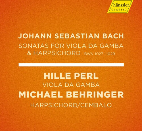 Perl Behringer: Sonatas 1027-1029 - COMPACT DISCS