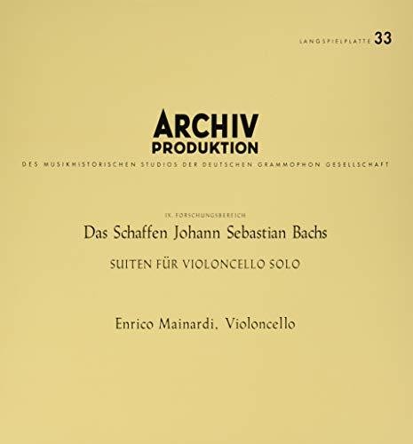 Enrico Mainardi: Bach Suites For Cello Solo { Record }