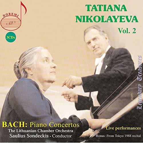 Bach, J.S. / Nikolayeva / Senkov: Tatiana Nikolayeva Plays Bach Piano Concertos 2 - COMPACT DISCS