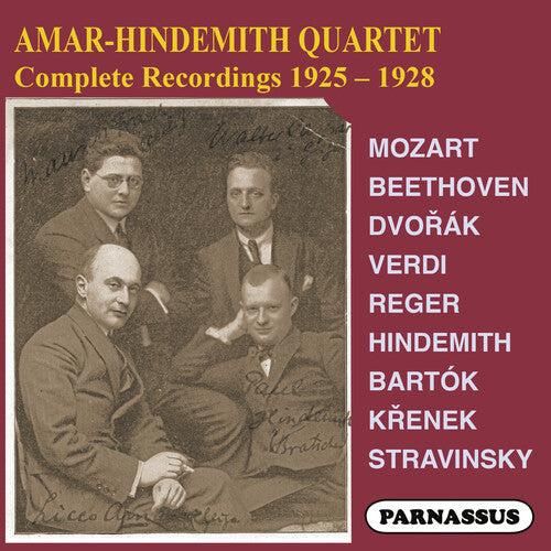 Amar-Hindemith Quartet: Amar-Hindemith Quartet complete recordings 1925-8 - COMPACT DISCS