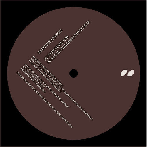 Mathew Jonson: Typerope { Record }