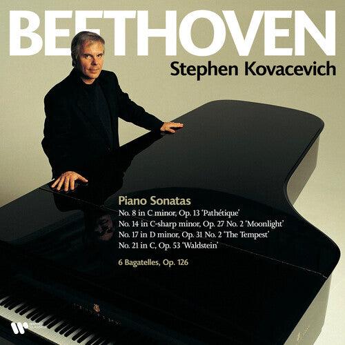 Stephen Kovacevich- Beethoven: Piano Sonatas Nos. 8 14 17 & 21 Bagatelles Op. 126 ( LP )