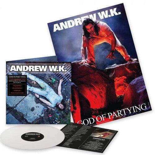Andrew WK- God Is Partying (White Vinyl + Poster) ( LP )