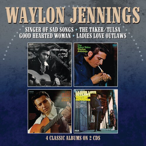 Waylon Jennings: Singer Of Sad Songs / The Taker-Tulsa / Good Hearted Woman / Ladies Love Outlaws - COMPACT DISCS