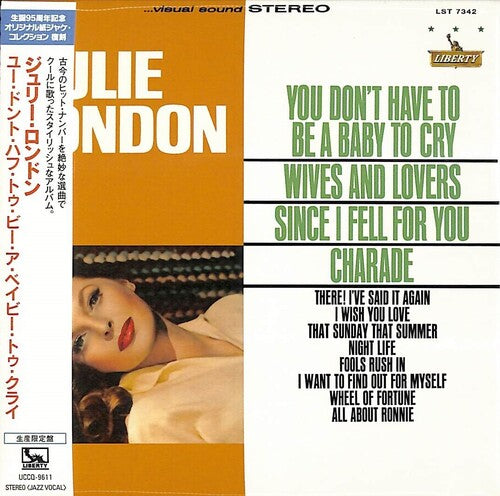 Julie London: You Don't Have To Be A Baby To Cry (Paper Sleeve) - CD