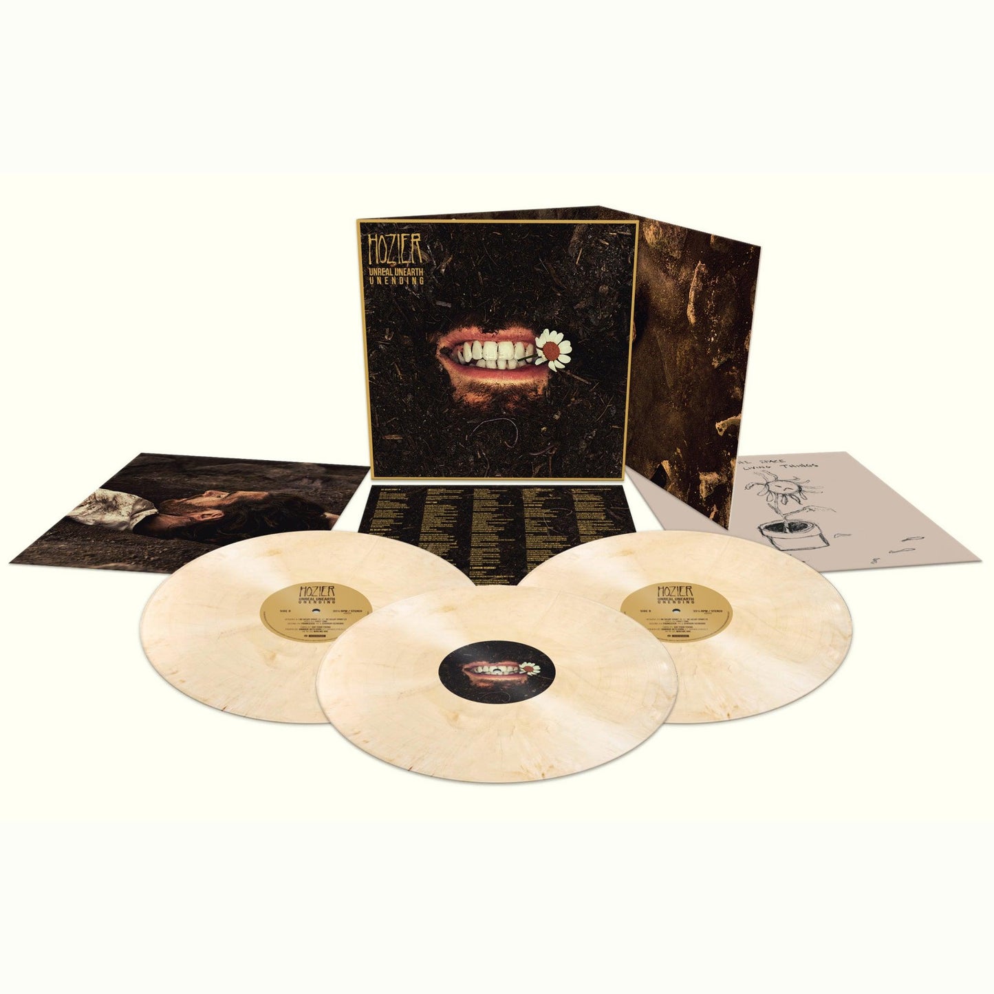 Hozier- Unreal Unearth Unending (3 LP) (140g Vinyl/ Tooth White Vinyl) ( LP )