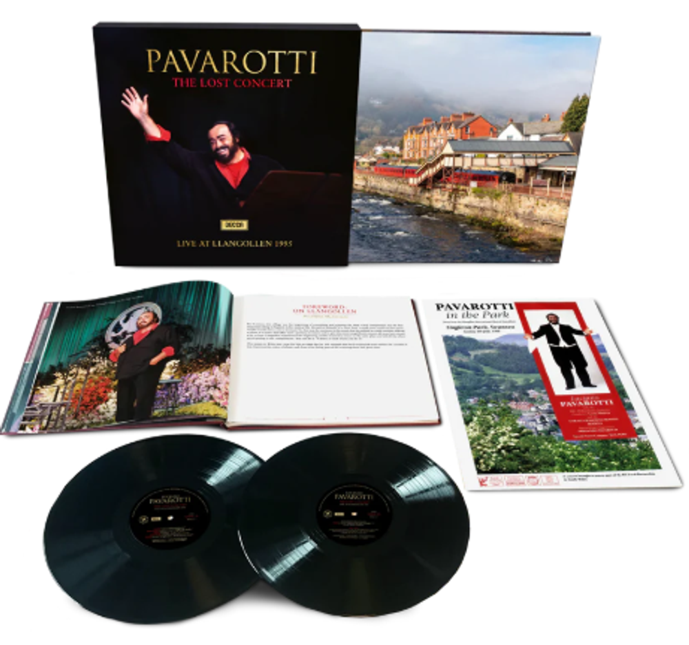Luciano Pavarotti- Lost Concert: Live At Llangollen 1995 (W/Book) ( LP )
