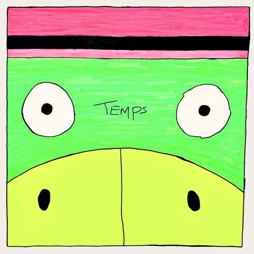 The Temps- PARTY GATOR PURGATORY - Fluorescent Pink & Green ( LP )