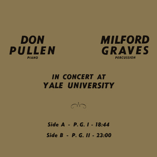 Milford Graves: In Concert At Yale University - VINYL