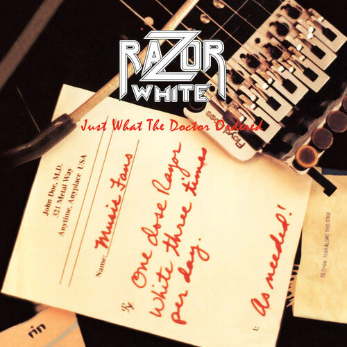 Razor White: JUST WHAT THE DOCTOR ORDERED - CD