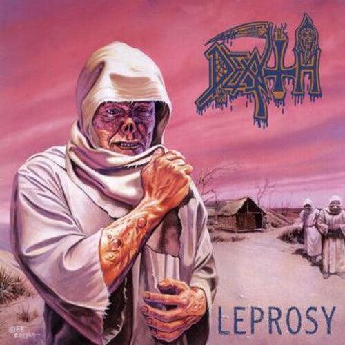 Death- Leprosy (Hot Pink, Bone White and Blue Jay Tri Color Merge with Splatter) ( LP )