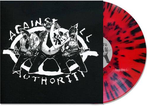 Against All Authority- 24 Hour Roadside Resistance (Red w/ Black Splatter) ( LP )