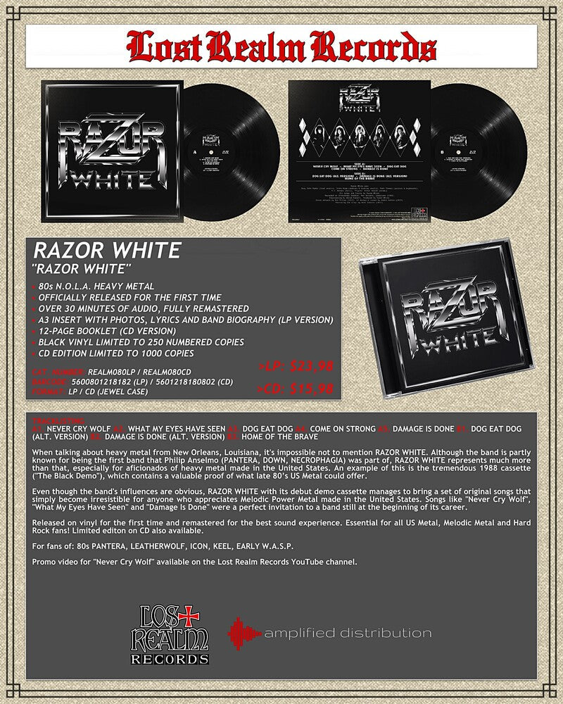 Razor White- Razor White ( LP )