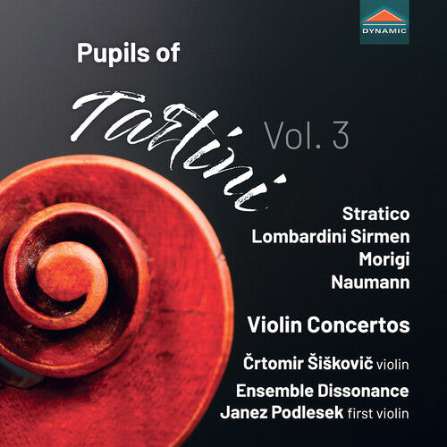 Janez Podlesek: Pupils of Tartini, Vol. 3 - Violin Concertos - COMPACT DISCS