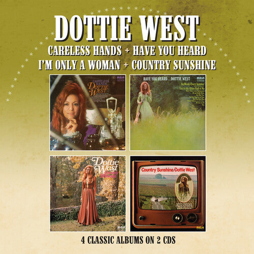 Dotti West: Careless Hands / Have You Heard / I'm Only A Woman / Country Sunshine - COMPACT DISCS