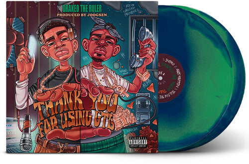 Drakeo The Ruler: Thank You For Using GTL - Green/Blue { Record }