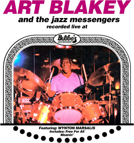 Art Blakey and The Jazz Messengers- Live At Bubba's 1980 - Clear Violet Colored Vinyl ( LP )