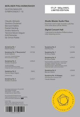Berliner Philharmoniker- Mahler: Symphonies Nos. 1-10 (17 LP) ( LP )