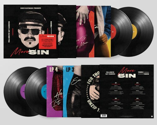 Various- Disco Discharge Presents More Sin - Box Of Sin 2 (4LP Set with Booklet) ( LP )