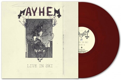 Mayhem- Live In Ski - 140gm Oxblood Vinyl with Etched B-side ( LP )