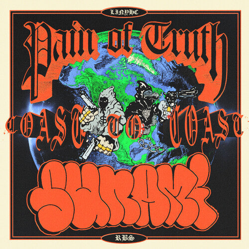 Pain of Truth / Sunami- Coast to Coast (Half Doublemint Green/Half Blue Vinyl) (DAZE Records) ( LP )