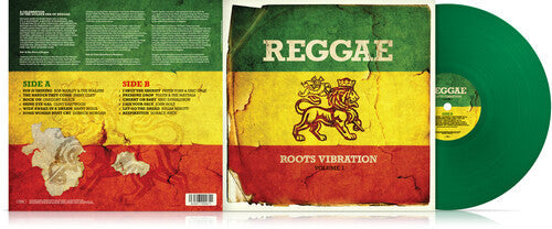 Various Artists- Reggae Roots Vibration Vol 1 - Green Transparent Vinyl ( LP )