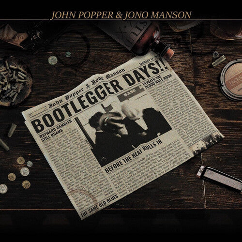 John Popper & Jono Manson- Bootlegger Days!! (Gold Vinyl) ( LP )