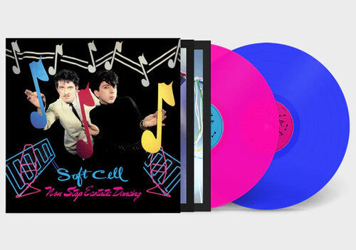 Soft Cell- Non-Stop Ecstatic Dancing - Pink & Blue Colored Vinyl ( LP )