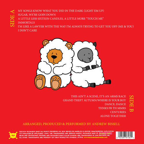 Rockabye Baby!- Lullaby Renditions Of Fall Out Boy ( LP )